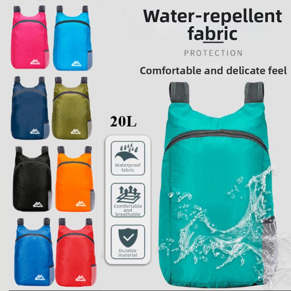 Packable Daypack Foldable - Hochwertiger, verstaubarer 20-Liter-Rucksack, leicht, ultraleicht, faltbar,