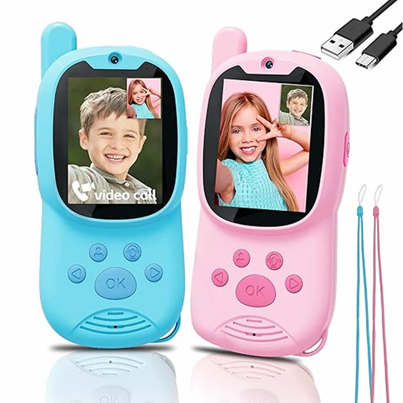 Travel Accessories Toddler - Walkie-Talkies für Kinder, wiederaufladbar, Kleinkindspielzeug für