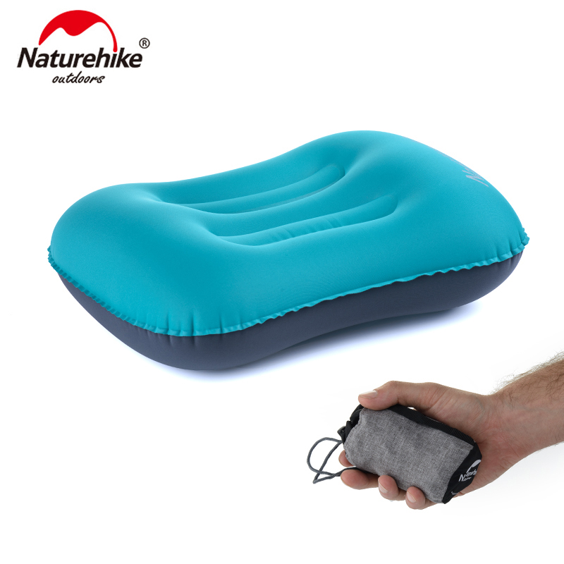 Travel Pillow Inflatable - Naturehike Tragbares aufblasbares Campingkissen aus TPU-Polyester,