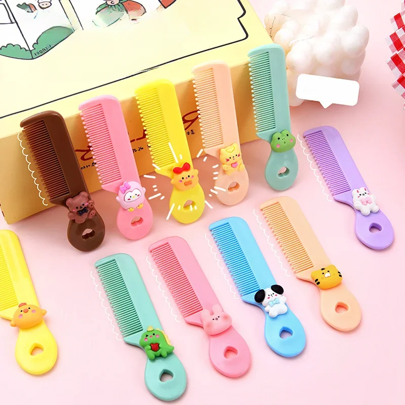 Travel Accessories For 10 Year Old Girl - Niedliche Cartoon Tier Kinder Haarkamm runde