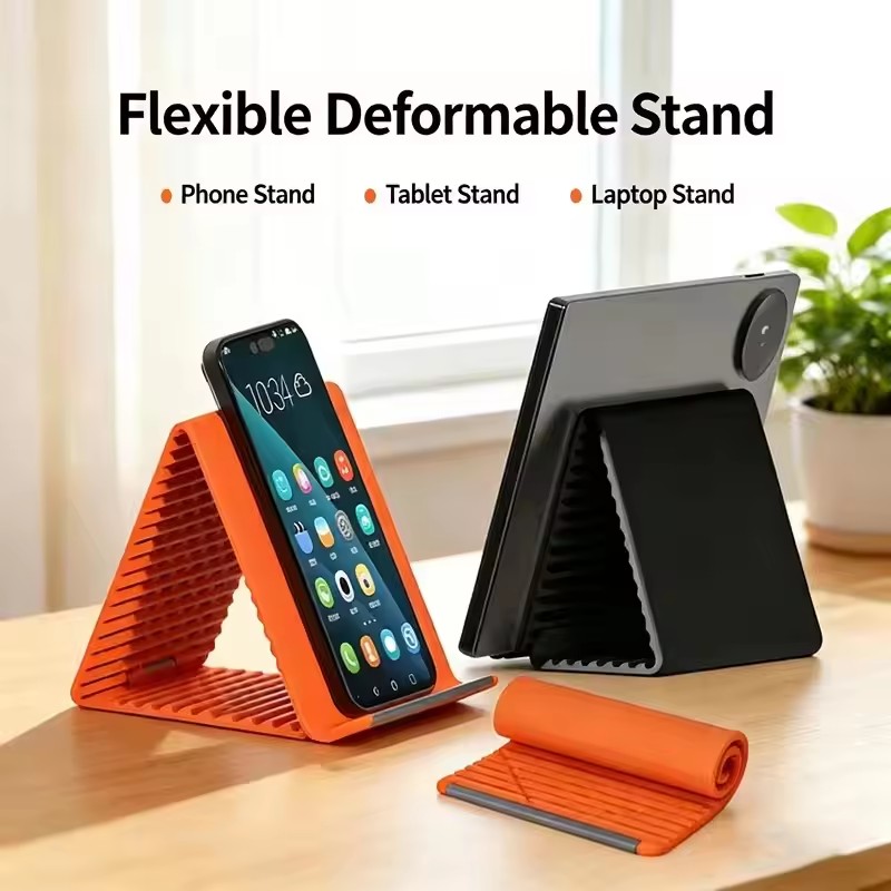 Travel Accessories Organizer - Flexibler Tragbarer Telefonständer aus Silikon für