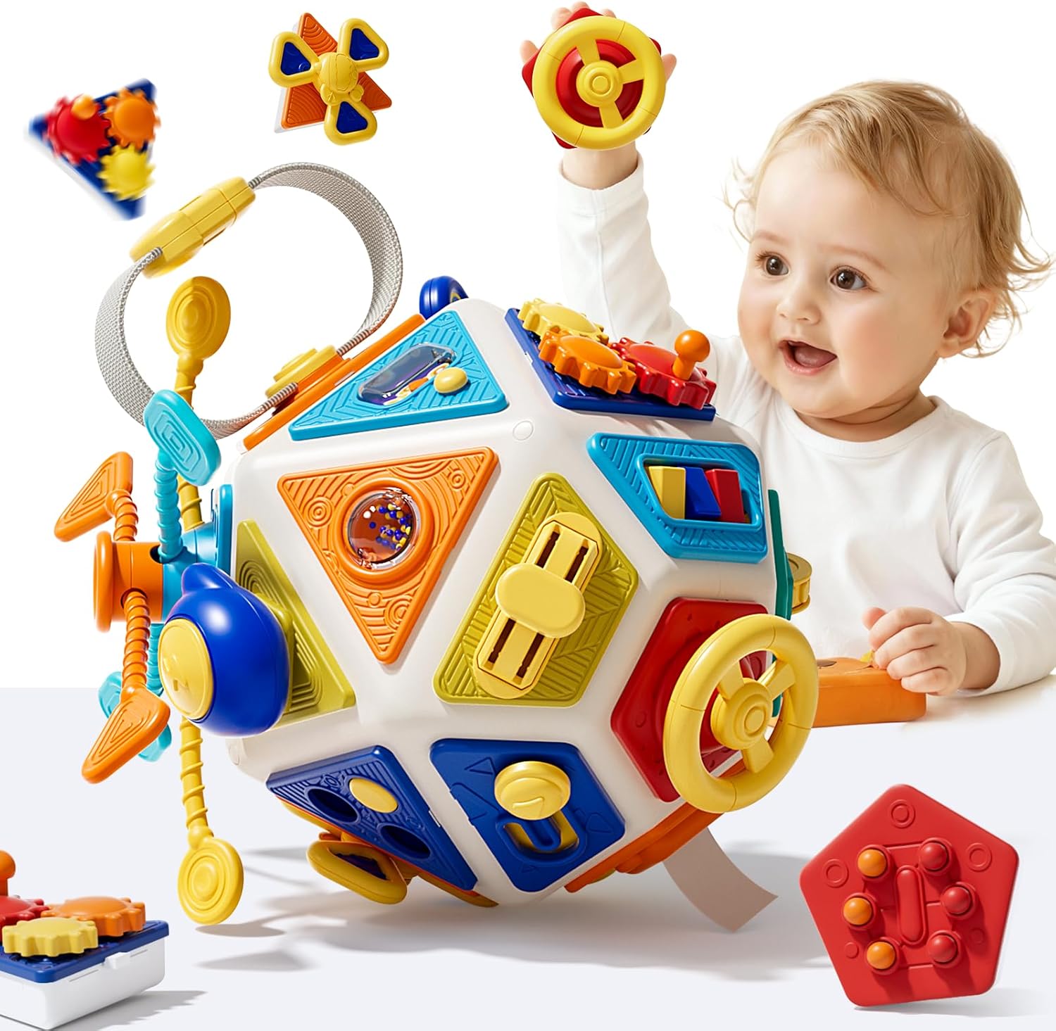 Travel Accessories Toddler - Baby Busy Board Aktivitätswürfel Spielzeug Montessori