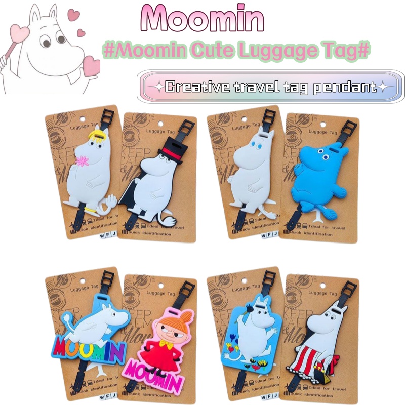 Travel Accessories Organizer - Cartoon Anime Kleiner Molliger Mummin Bordkartenanhänger