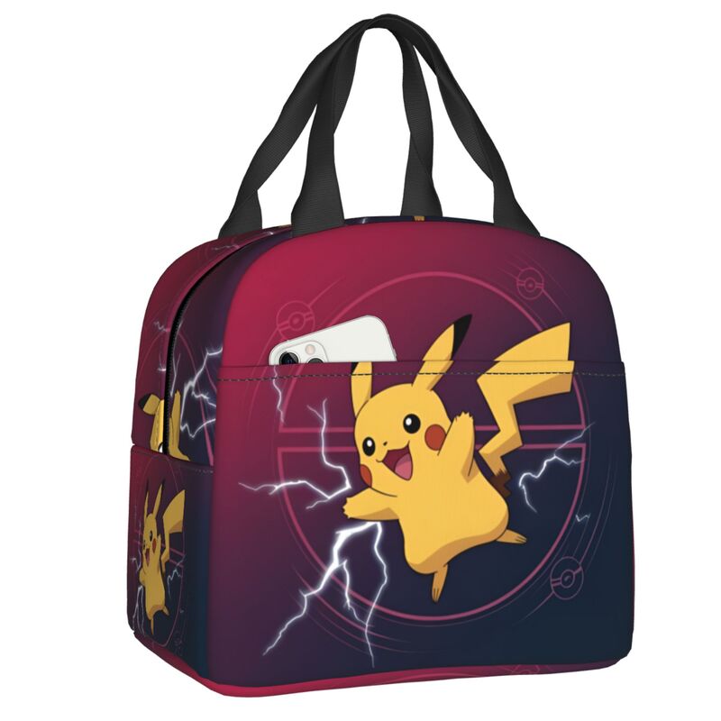 Travel Accessories 2022 - Pokemoned P-Pikachus Isolierte Lunch-Taschen für Frauen,