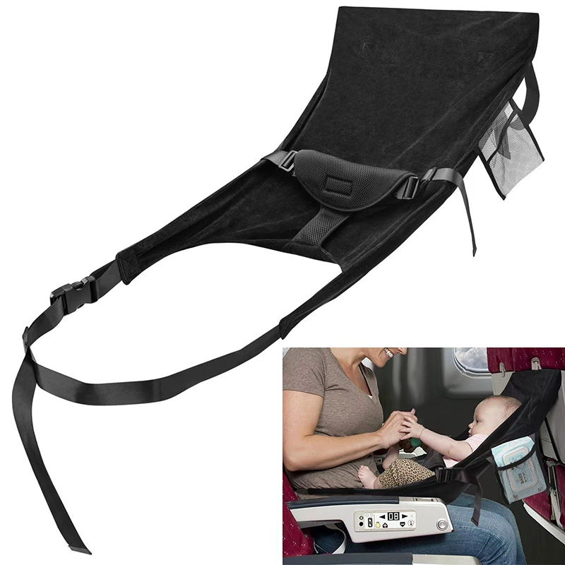 Travel Accessories Toddler - Kinder-Flugzeugsitz-Verlängerung, faltbares Reisebett, tragbares Komfort-Reisebett für