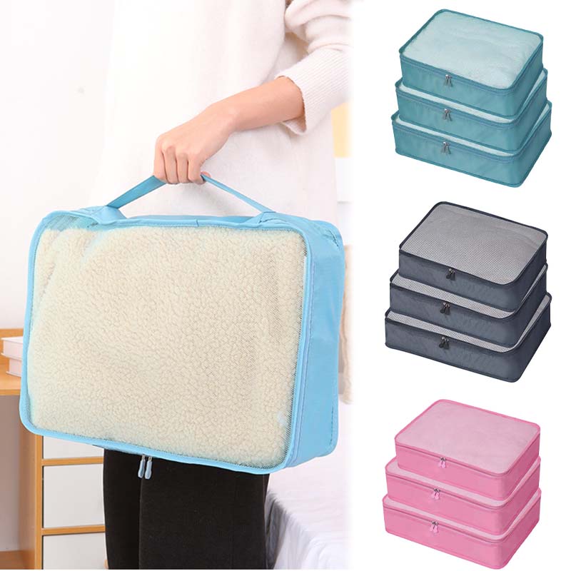 Travel Packing Cube - 1/3 Stück Reise-Kompressionsbeutel Multifunktionale Reise-Aufbewahrungstasche Wasserdichter