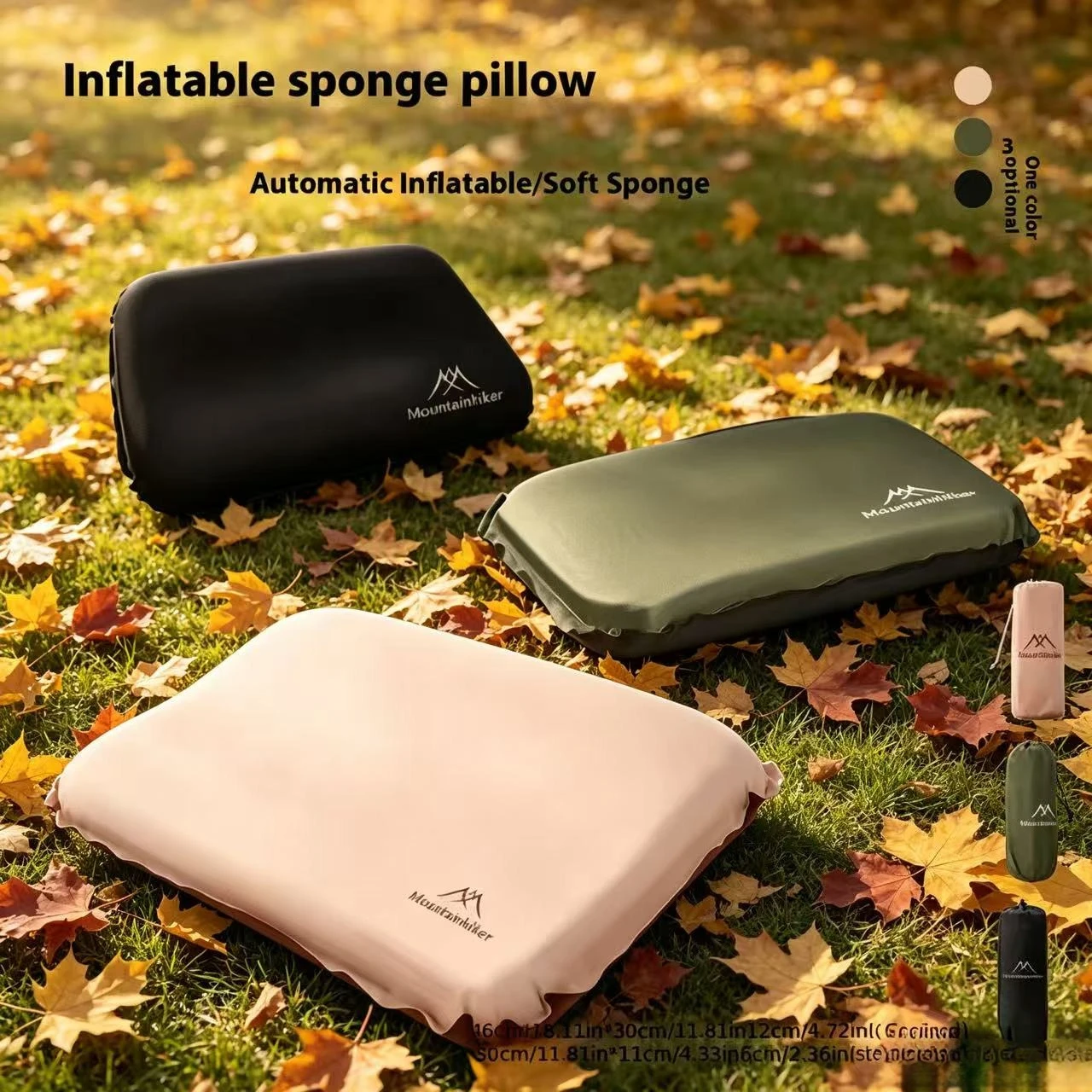 Travel Pillow Inflatable - Mountainhiker Neues automatisch aufblasbares Kissen, bequemes,