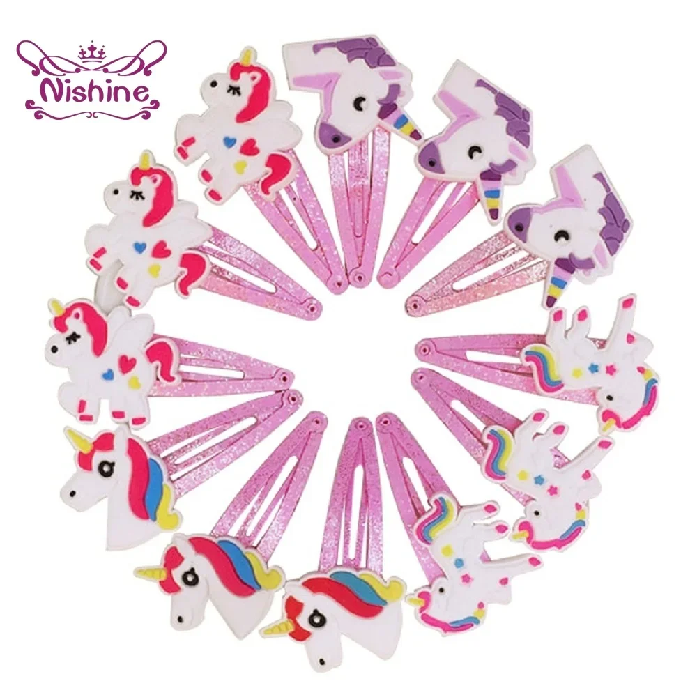 Travel Accessories For 10 Year Old Girl - Nishine 10 teile/los Einhorn Haar Clips