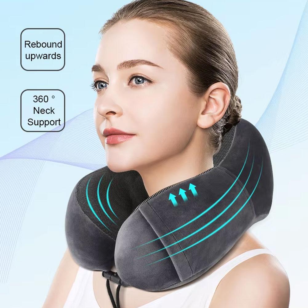 U-förmiges Nackenkissen mit la – Travel Pillow Inflatable Bewertung und Preis