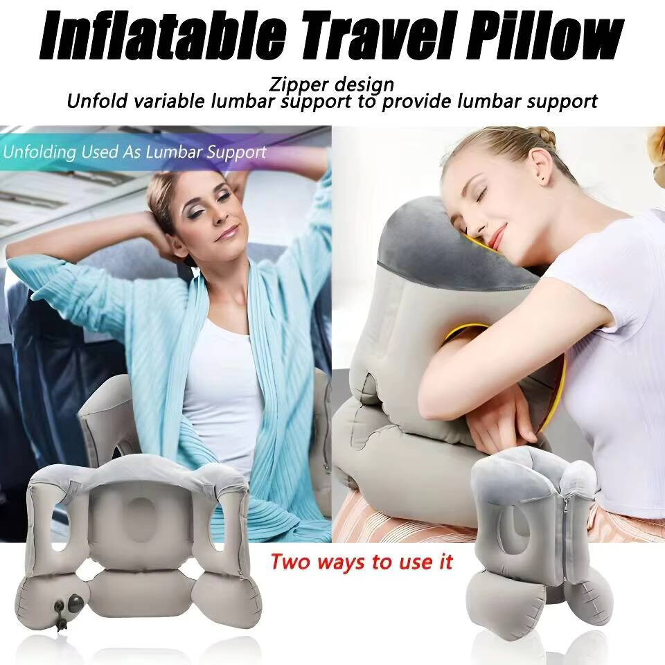 Verbessertes aufblasbares Luft – Travel Pillow Inflatable Bewertung und Preis