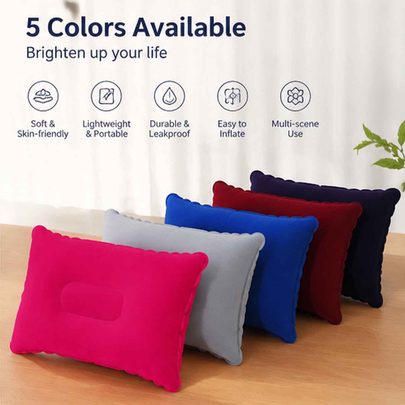 2er-Pack Ultraleichtes Aufblas – Travel Pillow Inflatable Bewertung und Preis