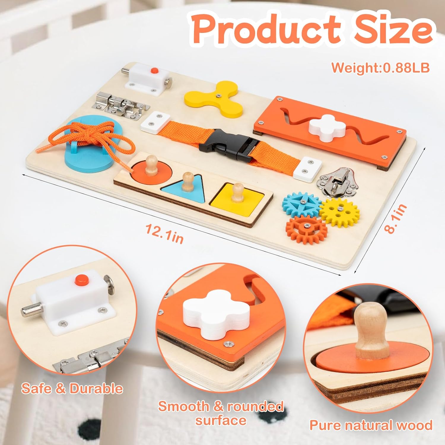Montessori-Arbeitsbrett für Kl – Travel Accessories Toddler Bewertung und Preis
