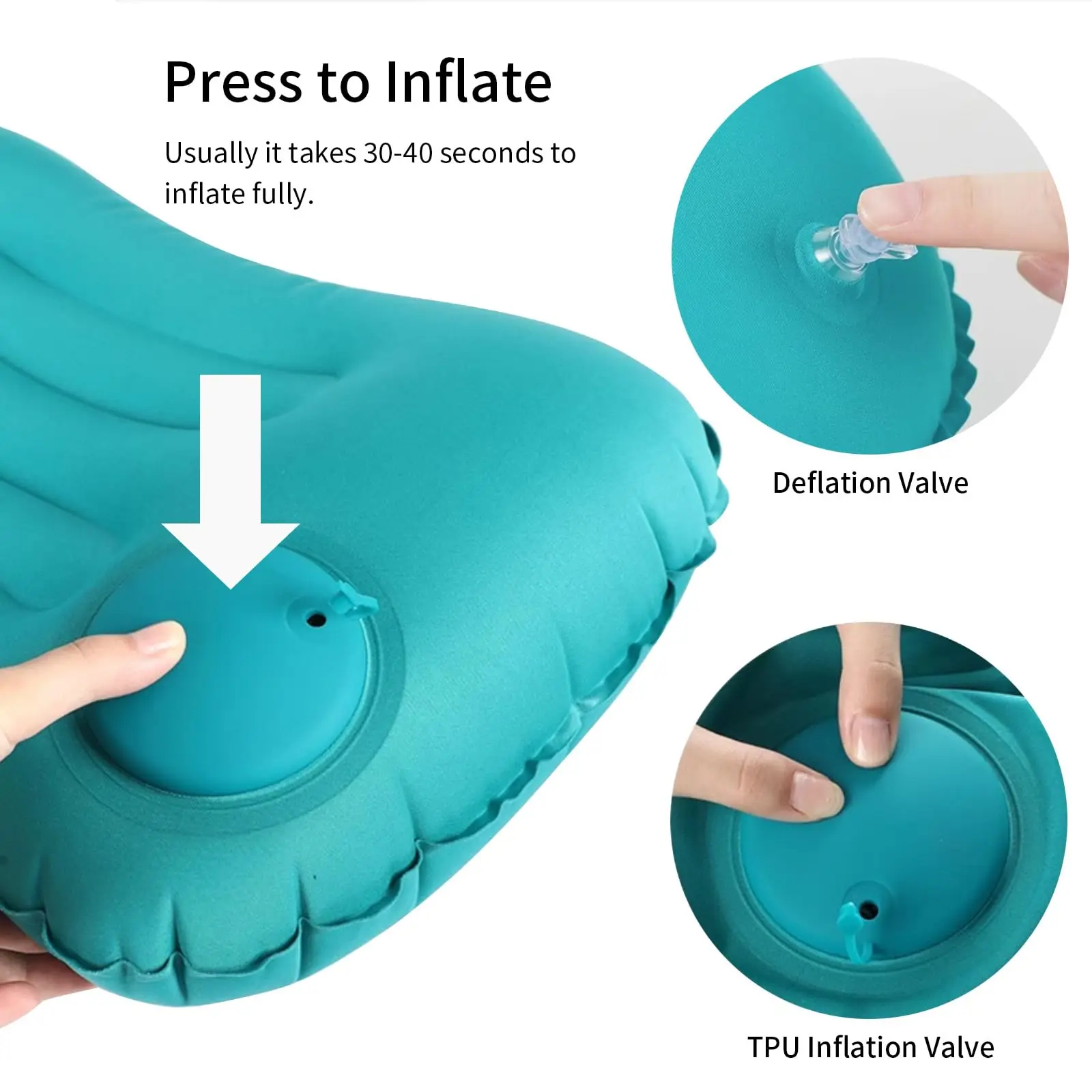 Tragbares, bequemes aufblasbar – Travel Pillow Inflatable Bewertung und Preis