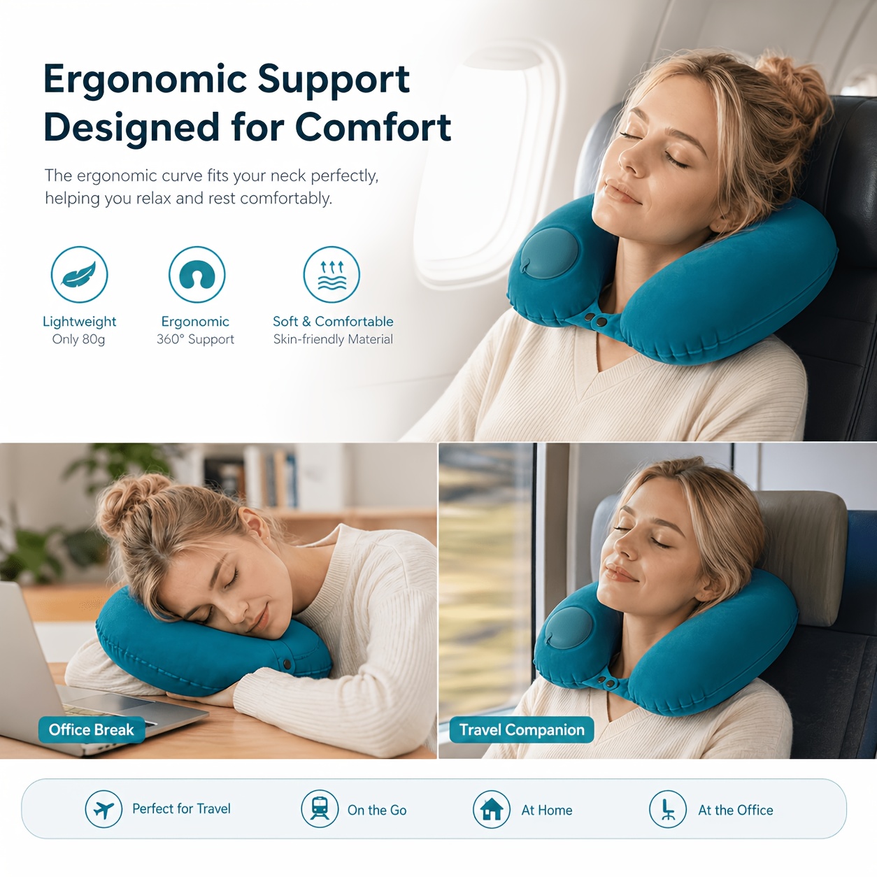SPDJUMPER Aufblasbares Reise-N – Travel Pillow Inflatable Bewertung und Preis