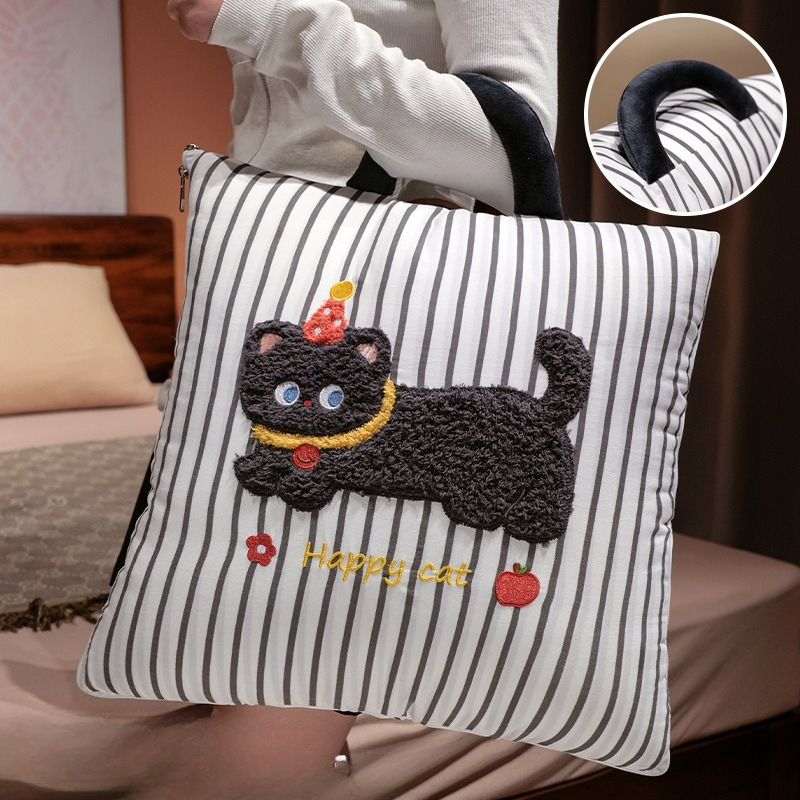 Cartoon Gestreifte Kissen-Deck – Travel Pillow Inflatable Bewertung und Preis