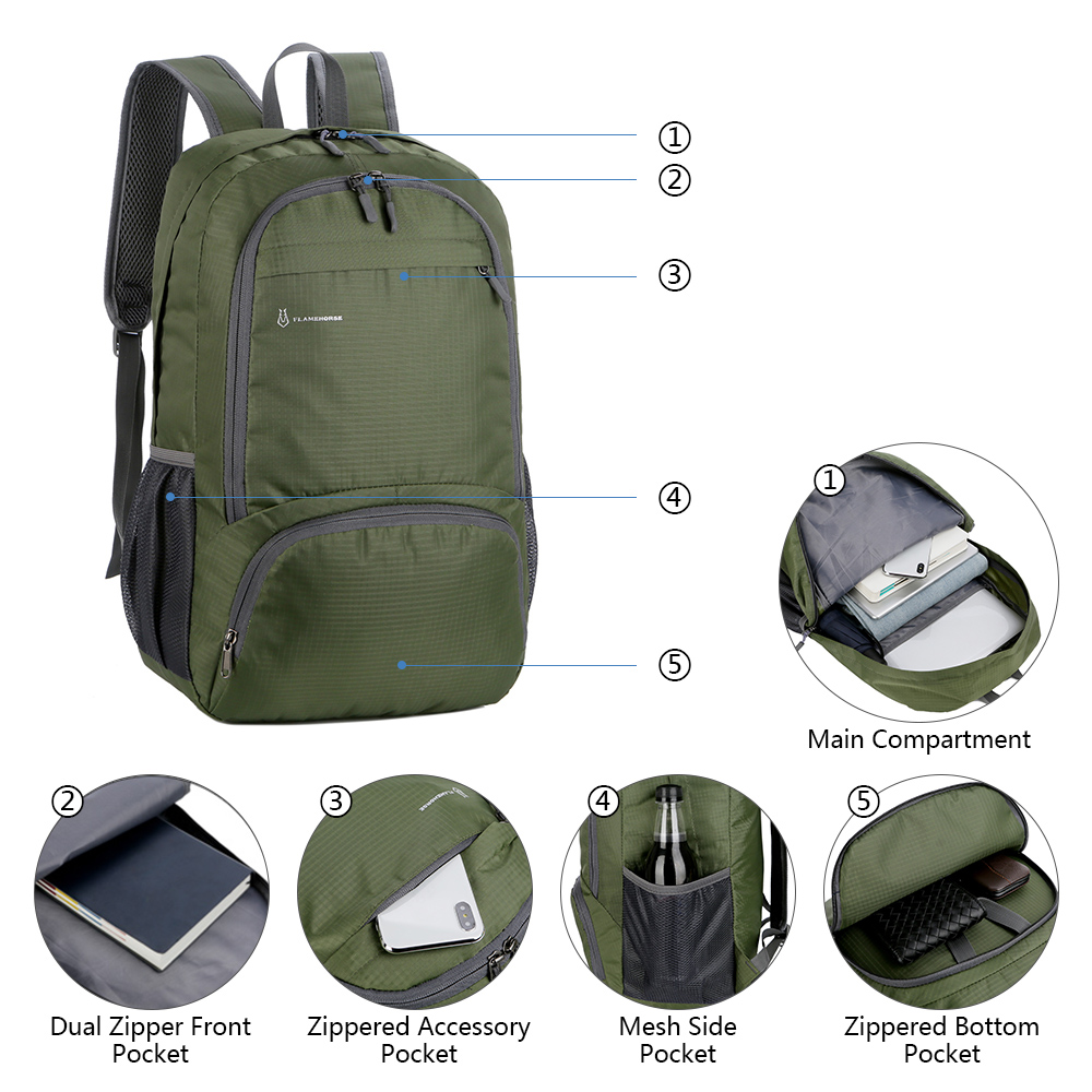 Leichter faltbarer Rucksack Mä – Packable Daypack Foldable Bewertung und Preis